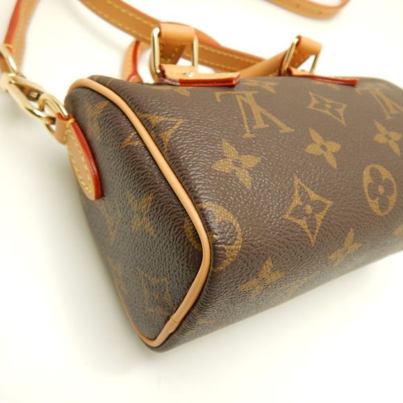 Louis Vuitton Monogram Nano Speedy Handbag Brown - Picture 6 of 7